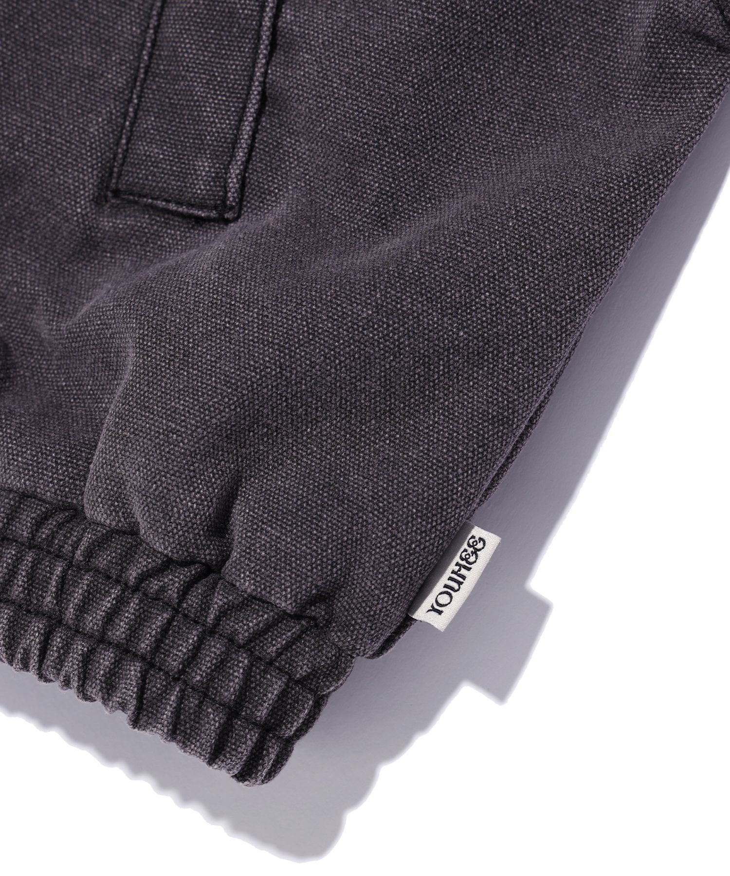 MUSINSA公式 | YOUHEE WASHED DENIM HOODIE JUMPER CHARCOAL