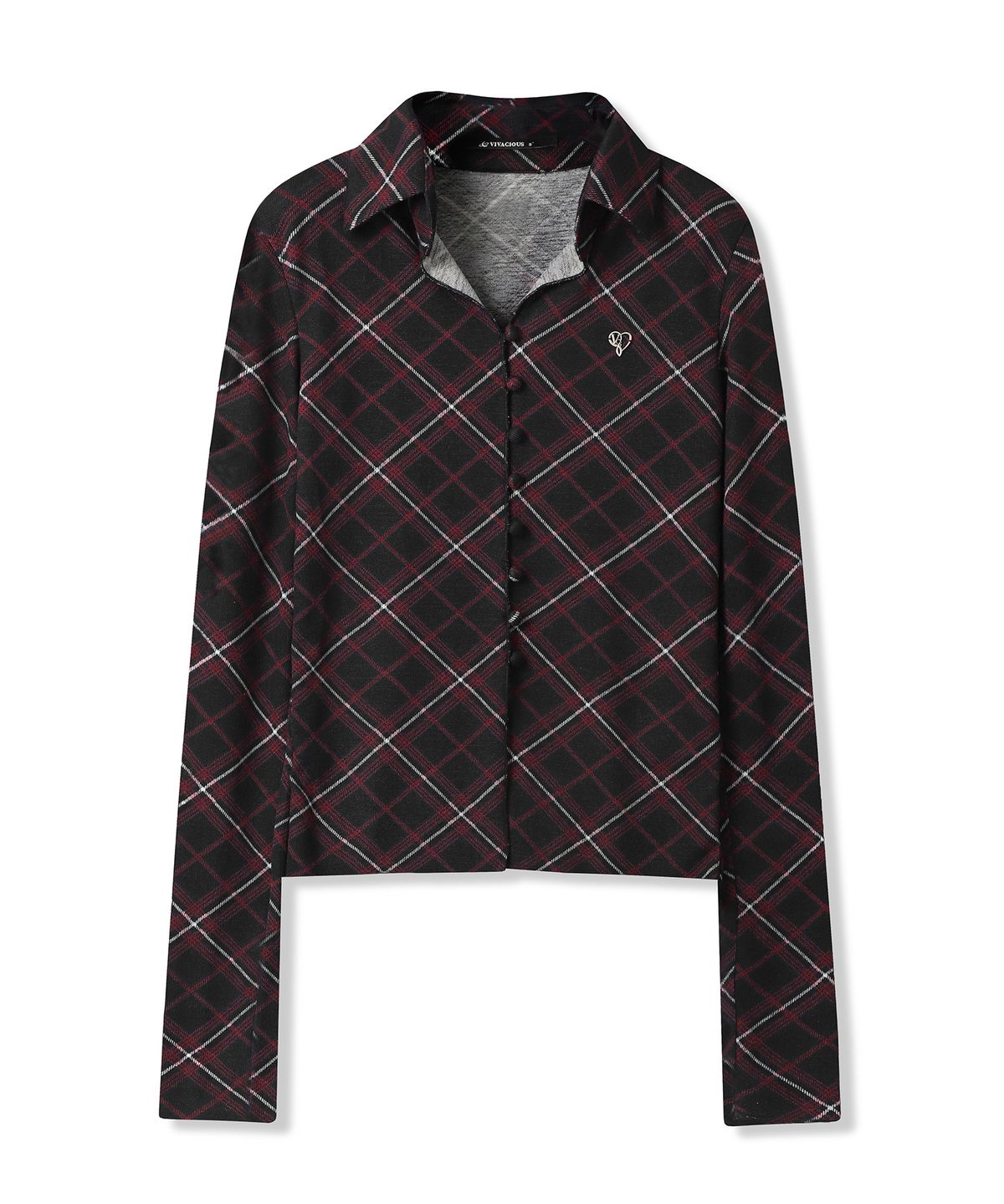 비바셔스(VIVACIOUS) Haley Collar Long Sleeve - 3COL