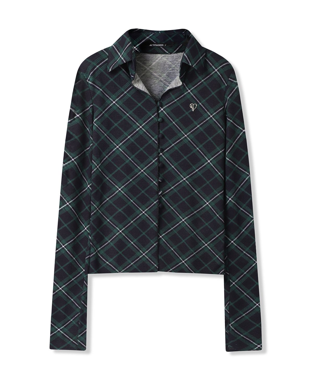 비바셔스(VIVACIOUS) Haley Collar Long Sleeve - 3COL