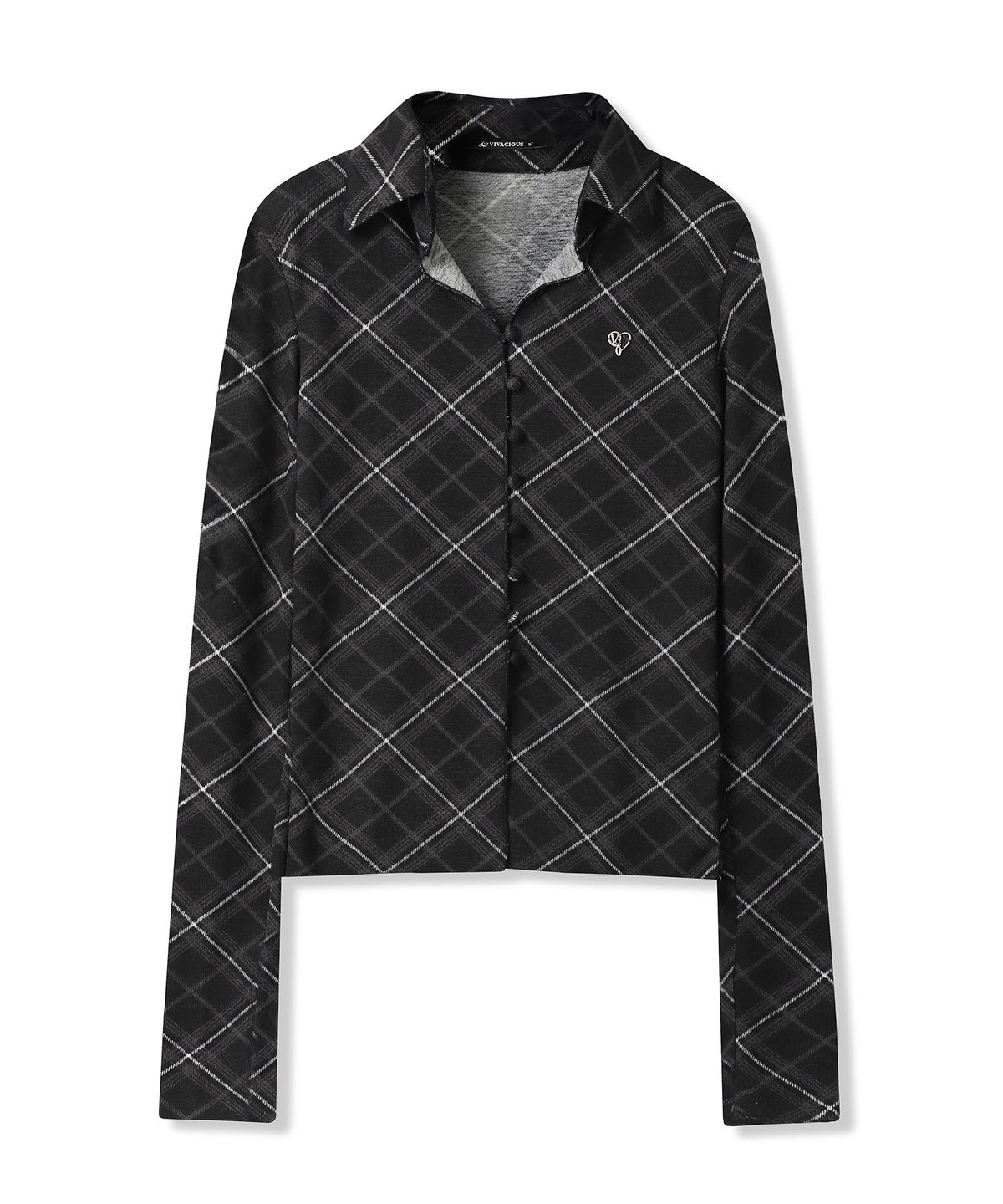 비바셔스(VIVACIOUS) Haley Collar Long Sleeve - 3COL