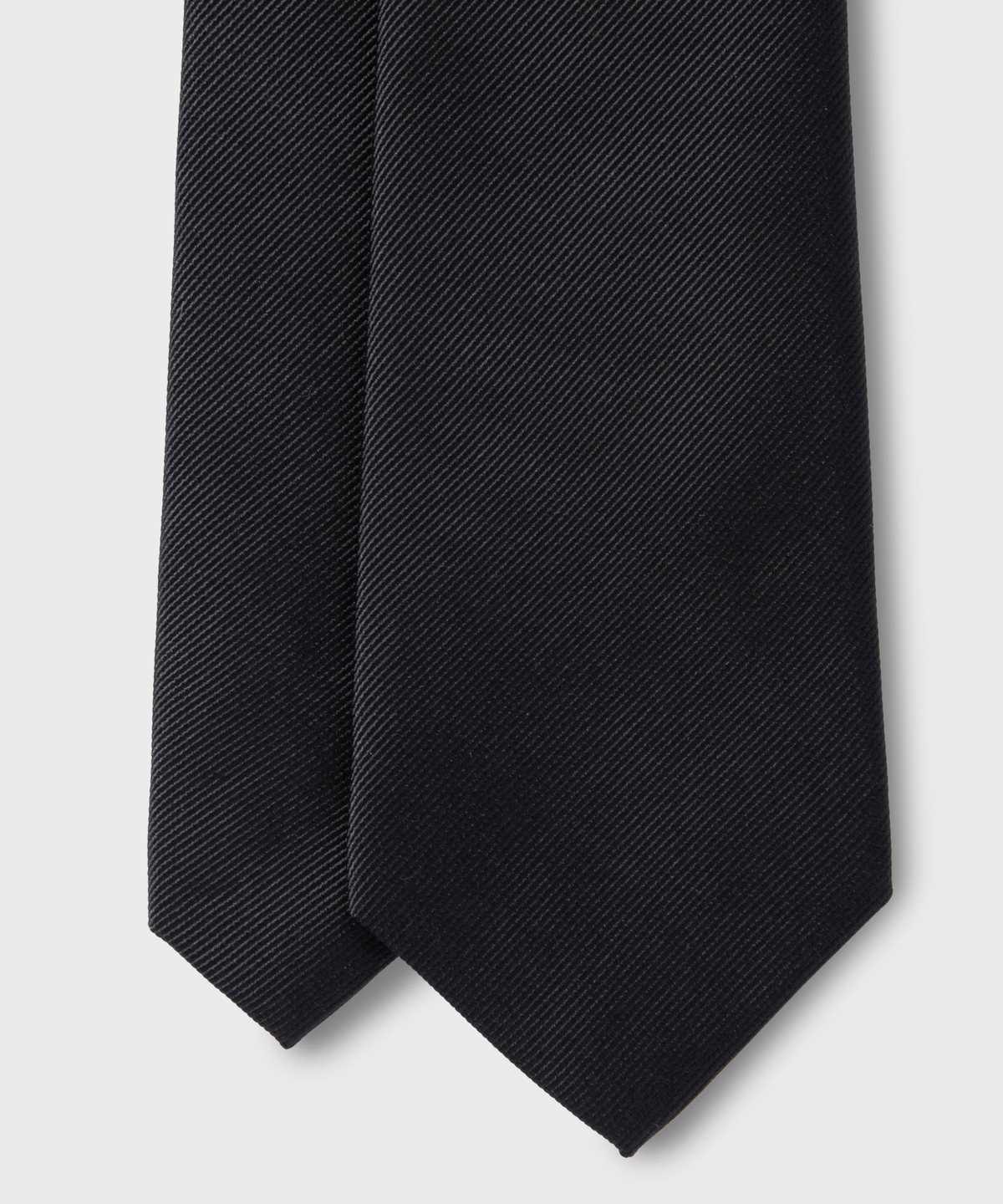 넌블랭크(NONBLANK) 실크 100 솔리드 타이_DARK GREY