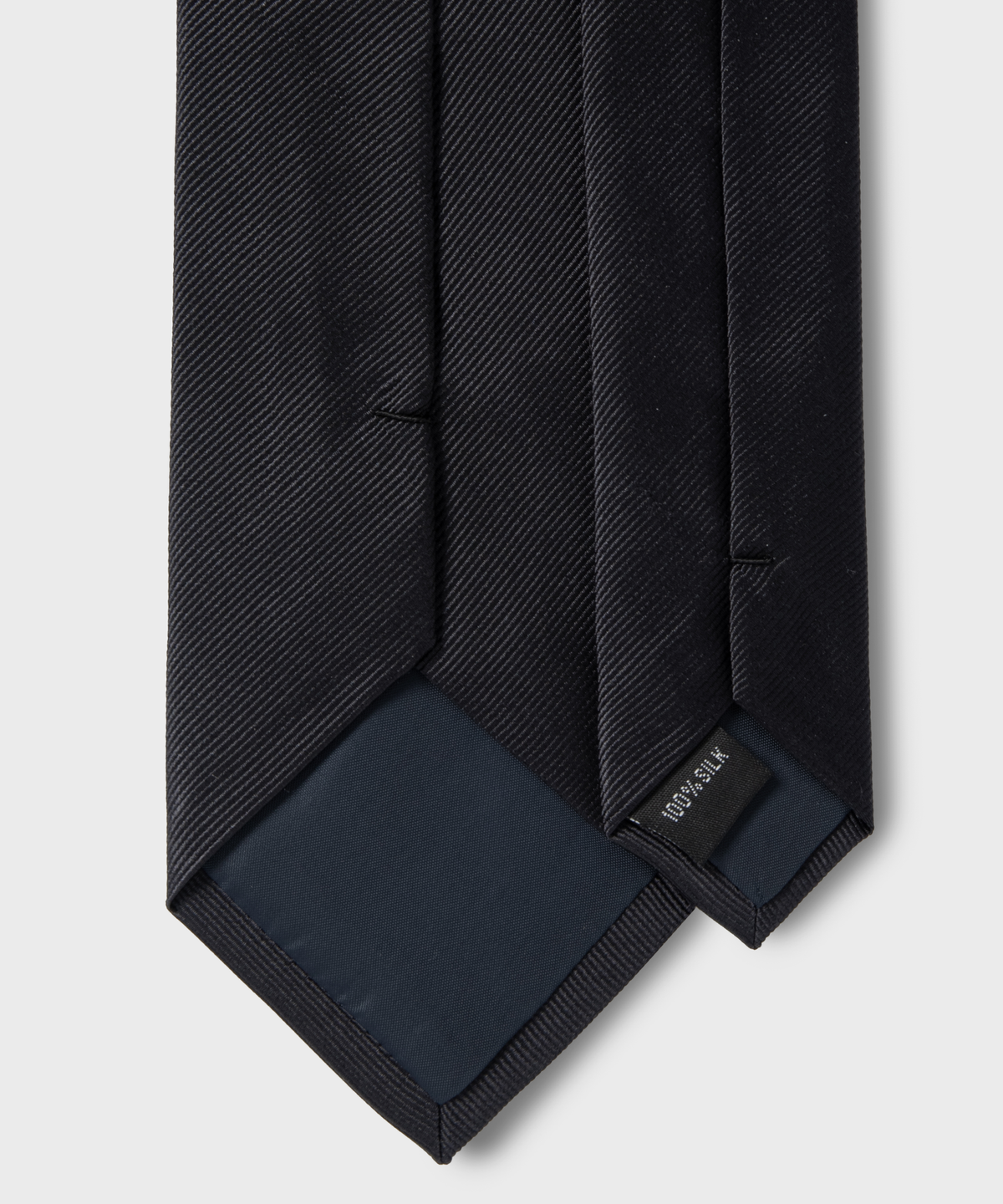 넌블랭크(NONBLANK) 실크 100 솔리드 타이_DARK GREY