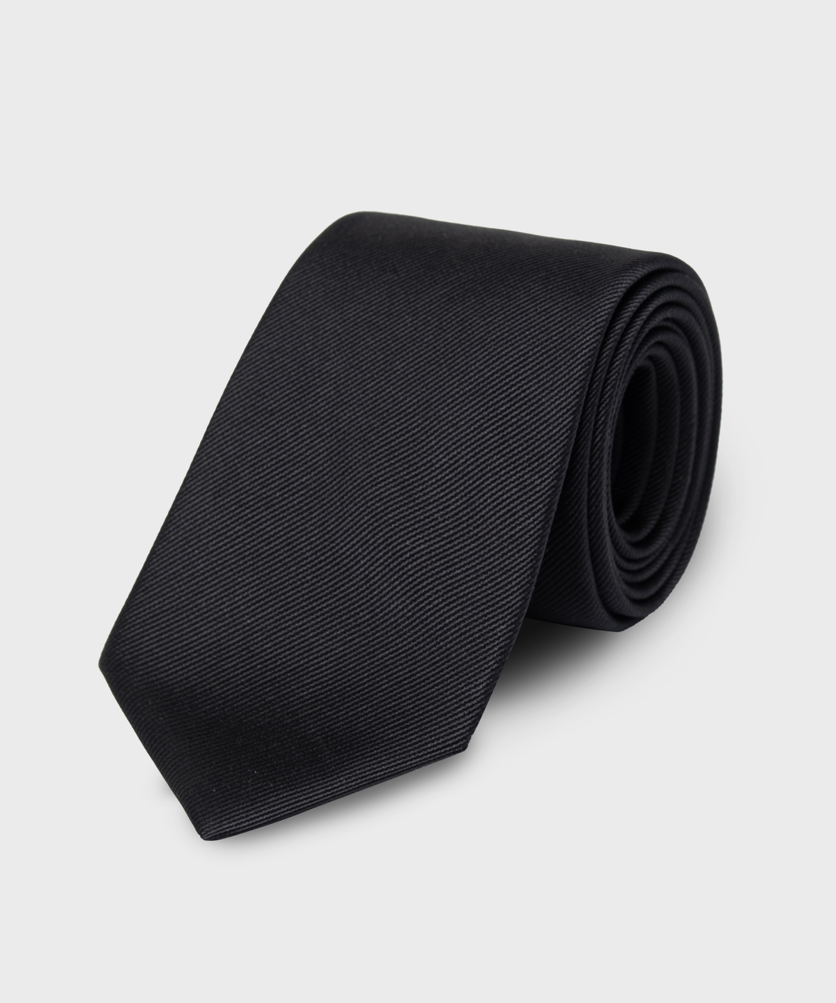 넌블랭크(NONBLANK) 실크 100 솔리드 타이_DARK GREY
