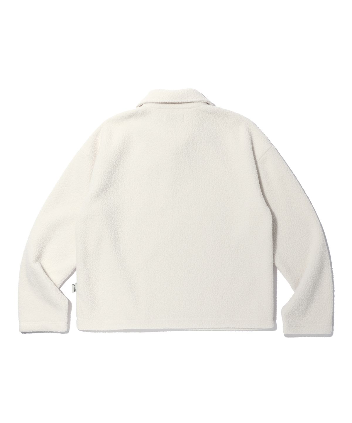 유희(YOUHEE) BOUCLE HALF NECK ZIP-UP SWEATSHIRTS IVORY