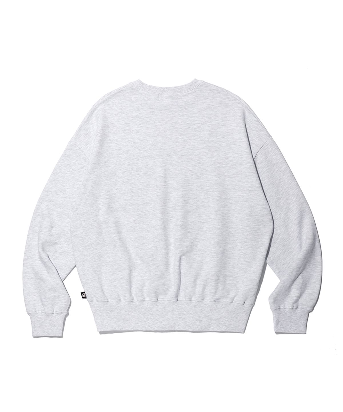 유희(YOUHEE) YOUHEE LETTERING SWEATSHIRTS MELANGE GREY