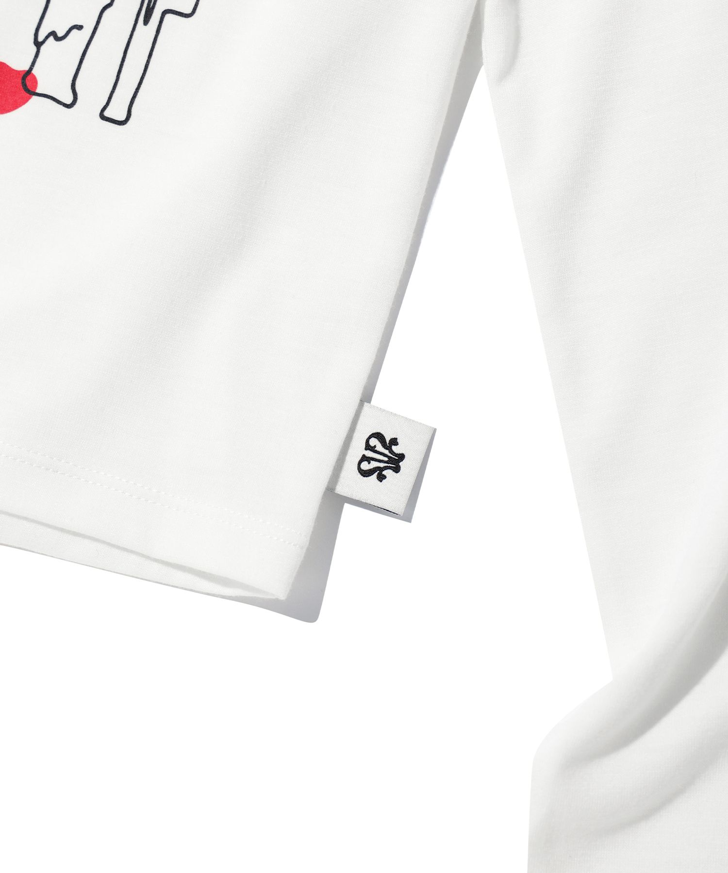 ◆YOUHEE◆ LOGO LAYERED LONG SLEEVE WHITE MUSINSA | YOUHEE LOGO LAYERED LONG SLEEVE WHITE