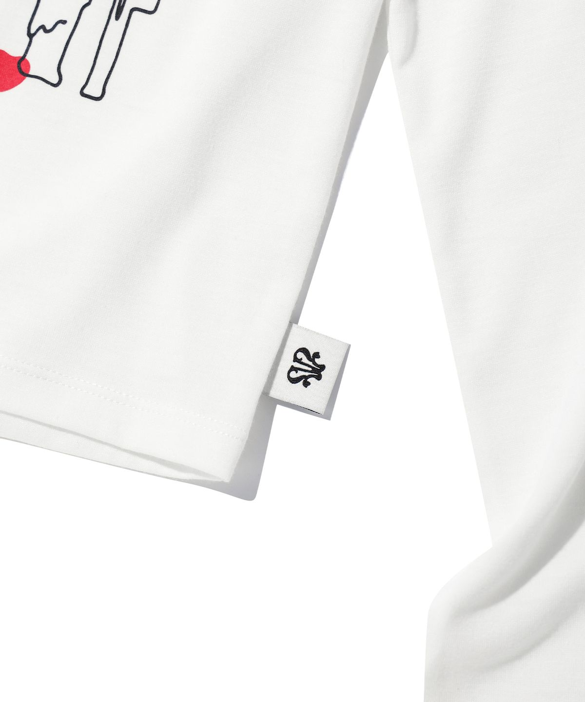 유희(YOUHEE) YOUHEE GRAPHIC LONG SLEEVE WHITE