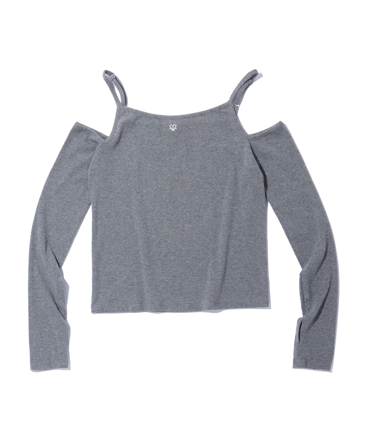 유희(YOUHEE) CUT OUT LONG SLEEVE KNIT GREY