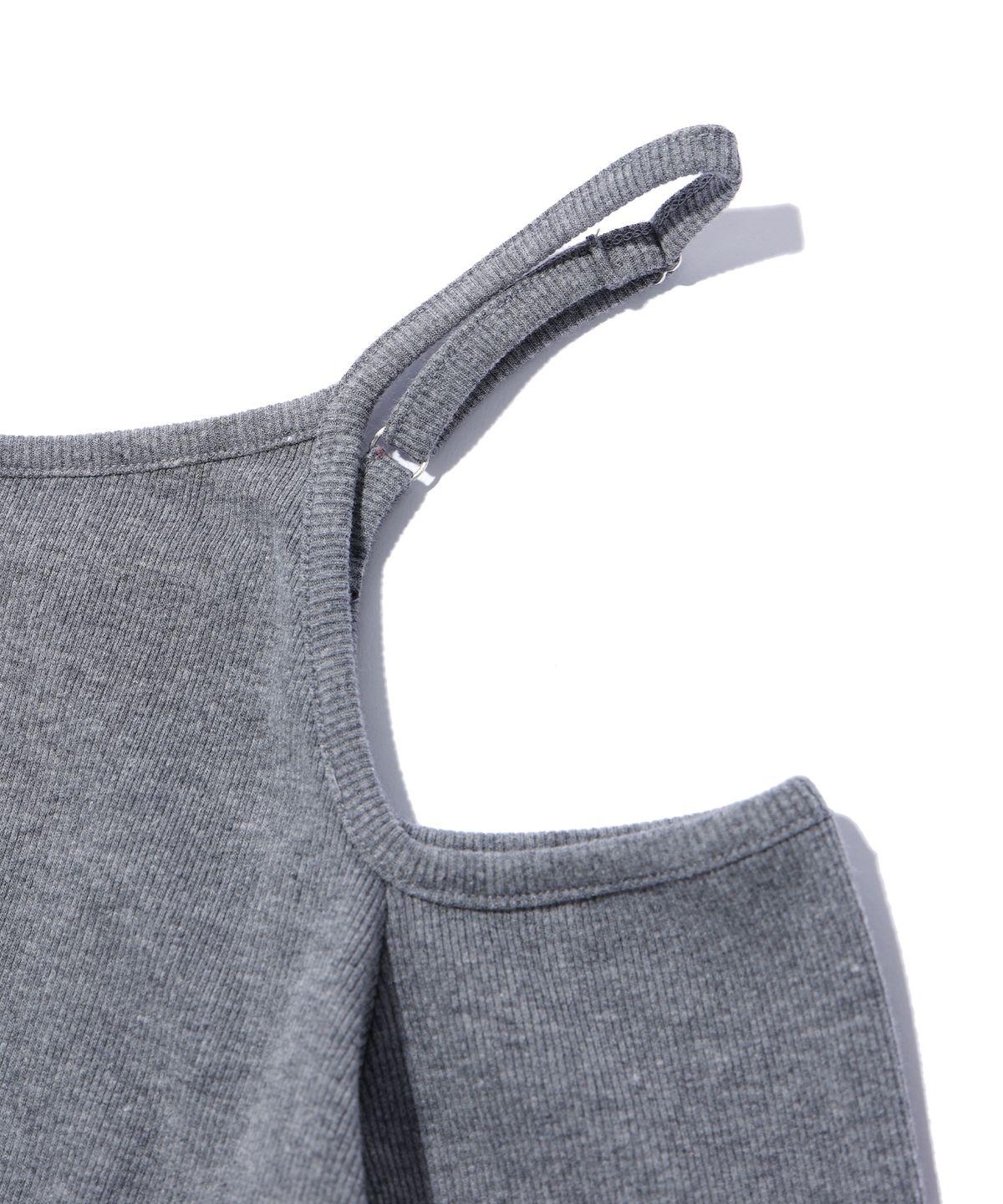 유희(YOUHEE) CUT OUT LONG SLEEVE KNIT GREY