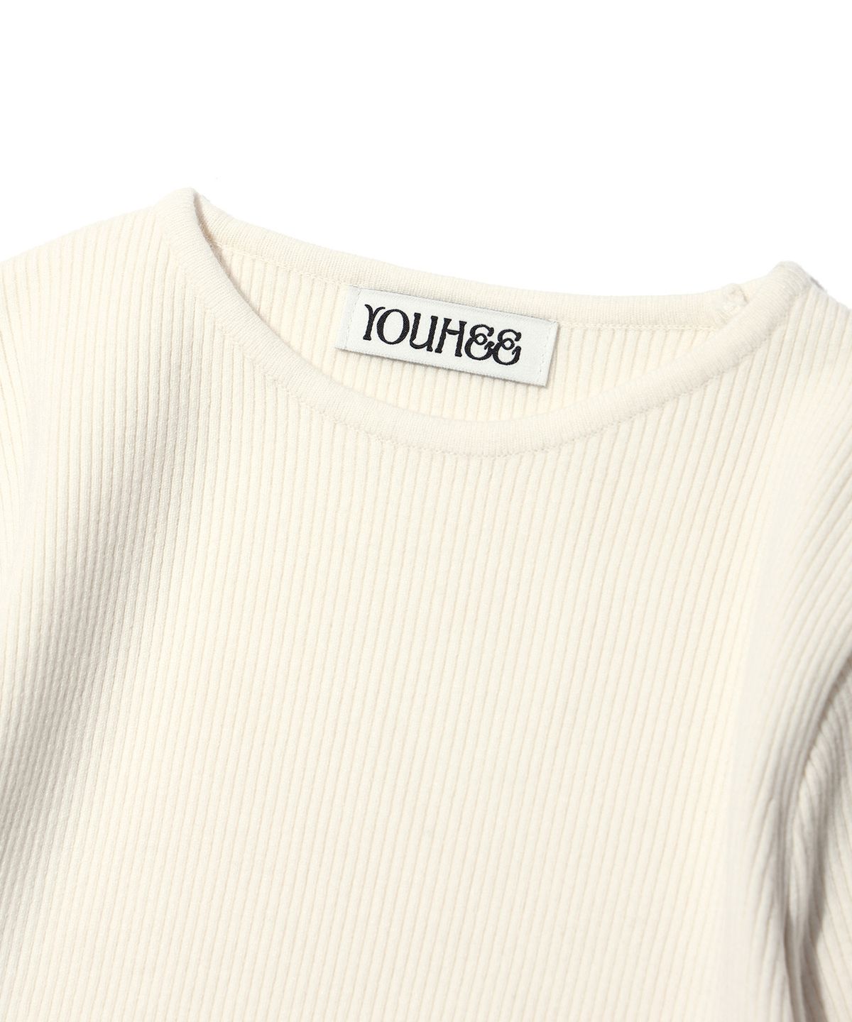 유희(YOUHEE) BASIC LOGO KNIT IVORY