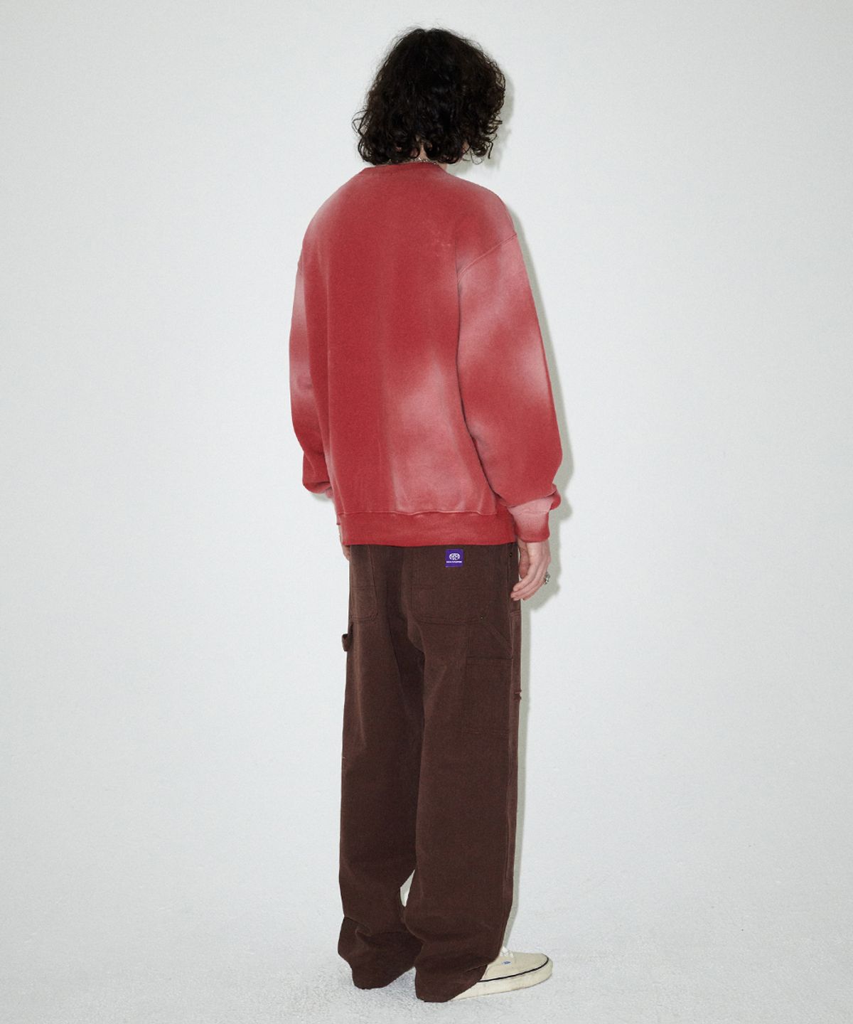 마하그리드(MAHAGRID) FADED SWEET SOUND SWEATSHIRT RED(MG2EFMM452A)