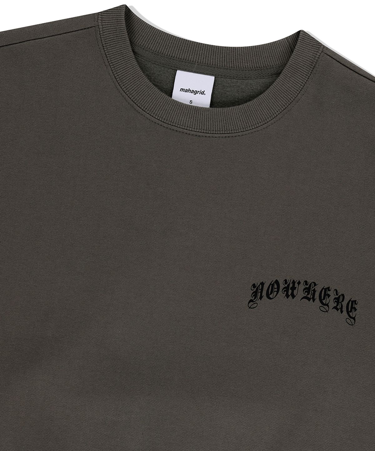 마하그리드(MAHAGRID) BACK NOWHERE SWEATSHIRT BROWN(MG2EFMM453A)