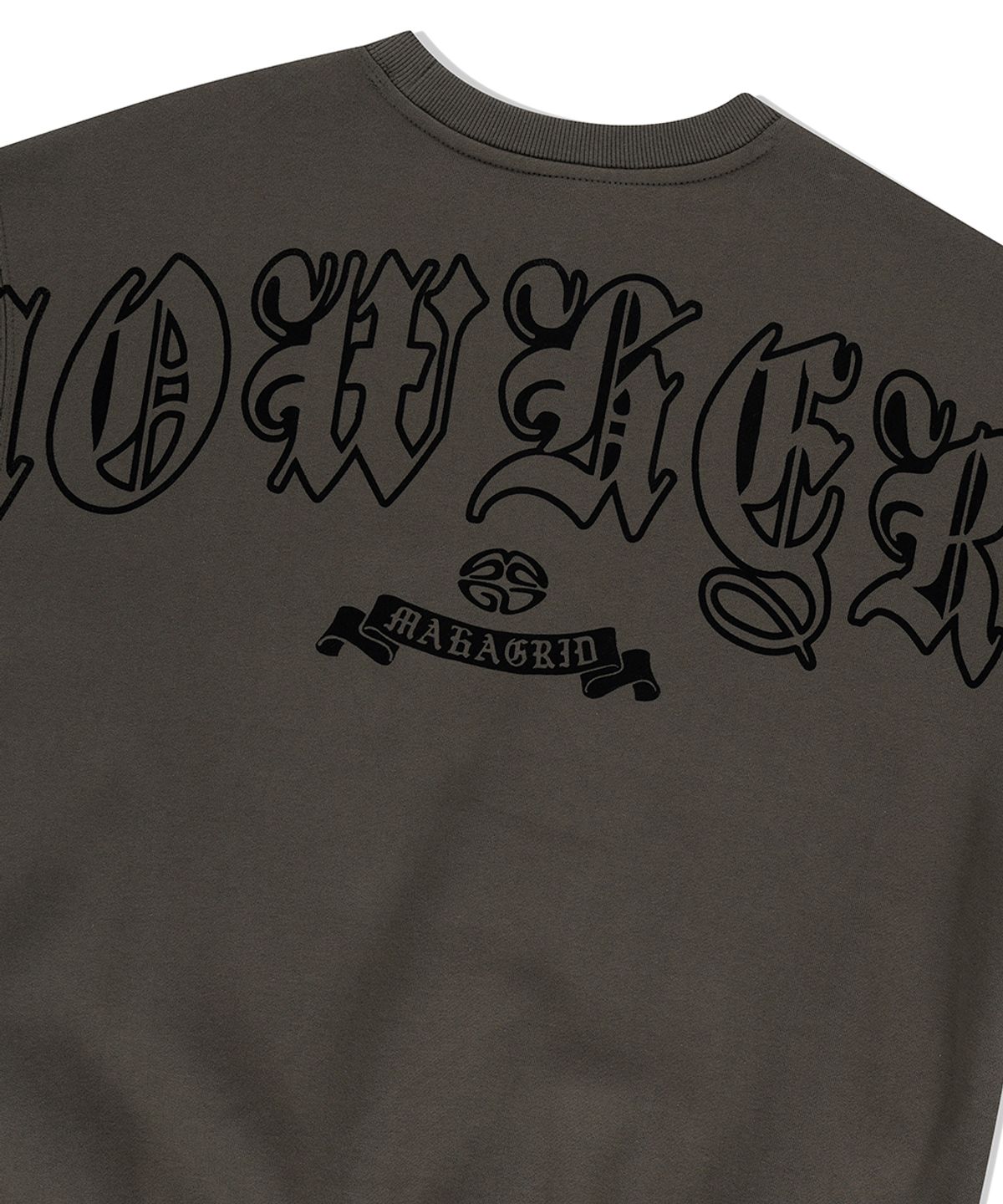 마하그리드(MAHAGRID) BACK NOWHERE SWEATSHIRT BROWN(MG2EFMM453A)