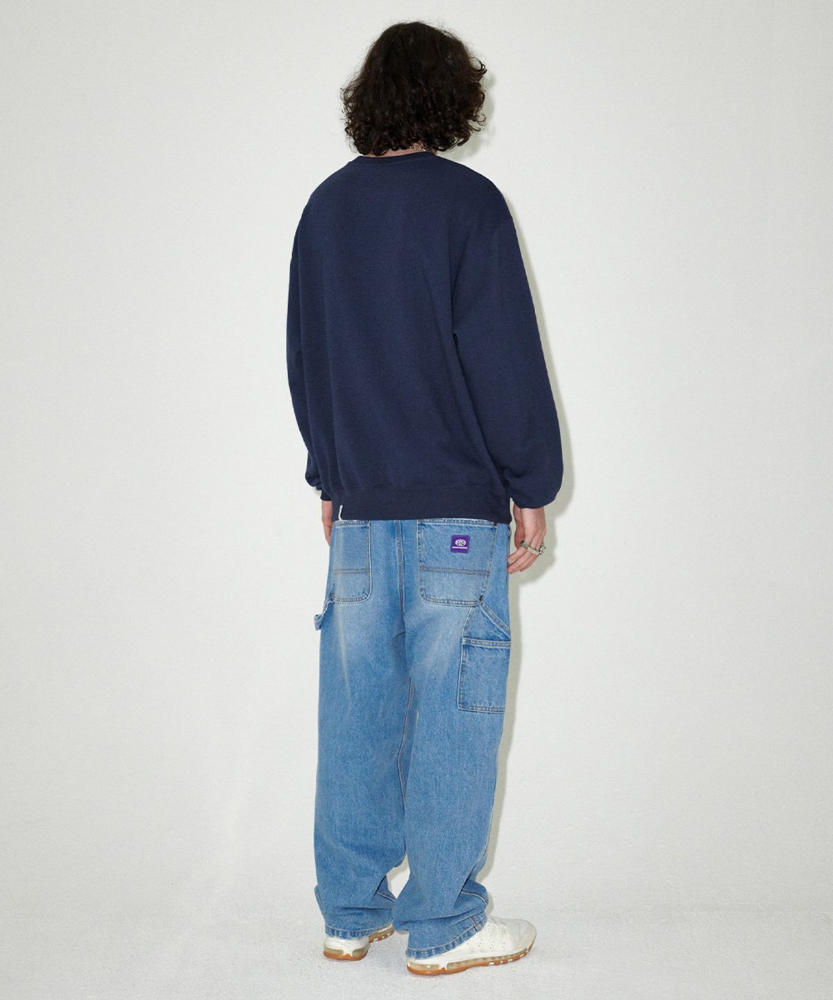 마하그리드(MAHAGRID) MAHAGRID PARTY SWEATSHIRT NAVY(MG2EFMM458A)