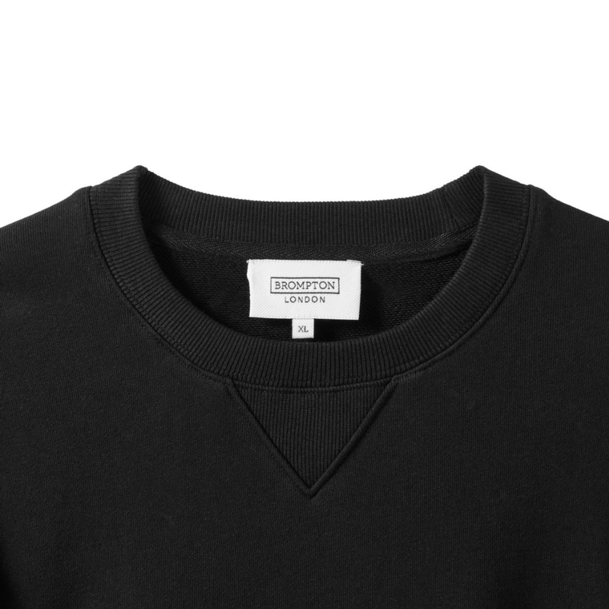 브롬톤 런던(BROMPTON LONDON) 1975 SWEAT T-SHIRT - BLACK (P244USW404)