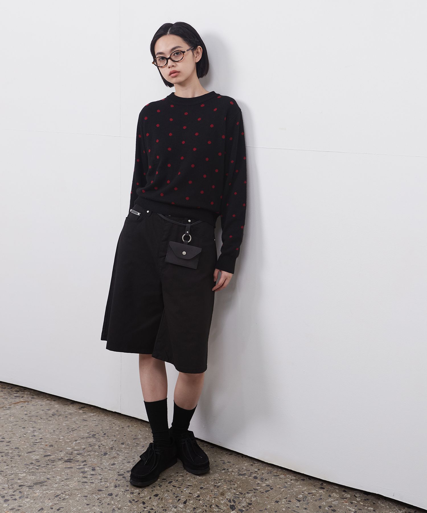 トップス OHESHIO cashmere dot knit OHESHIO】 CASHMERE DOT KNIT ☆送料関税込み☆