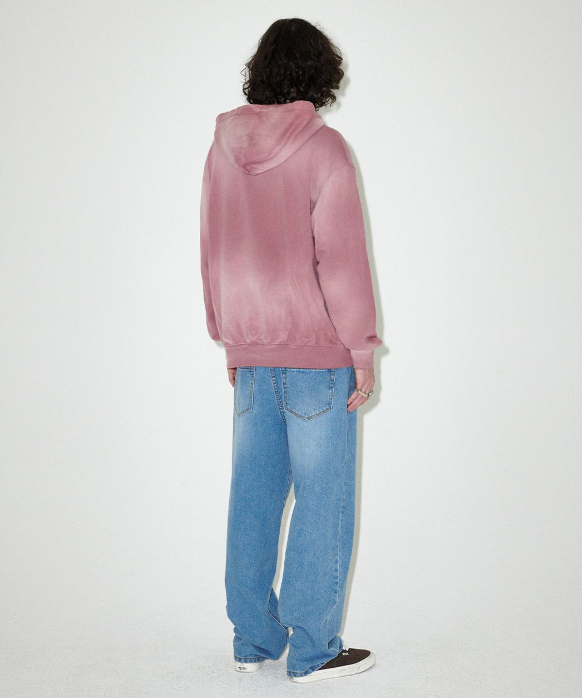 마하그리드(MAHAGRID) SPRAY GRAFFITI ZIP UP HOODIE PINK(MG2EFMM493A)