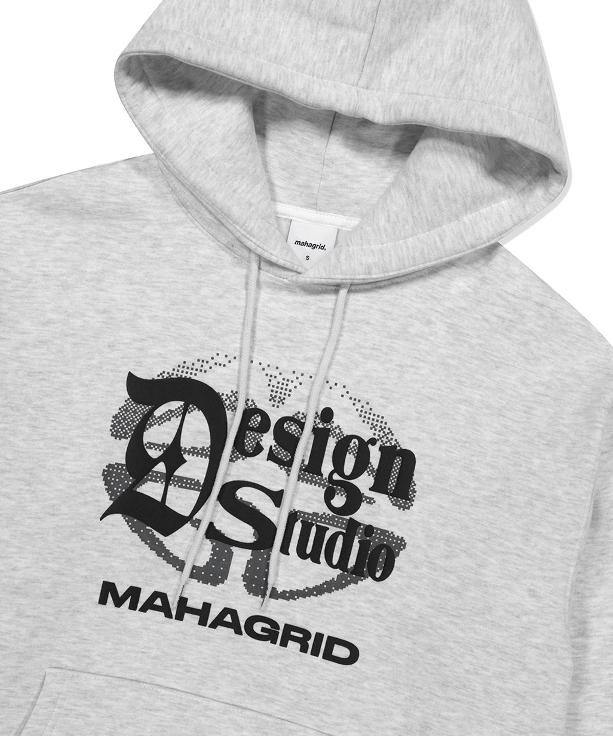 마하그리드(MAHAGRID) DESIGN STUDIO HOODIE LIGHT GREY(MG2EFMM411A)