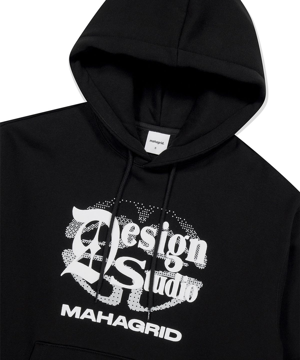 마하그리드(MAHAGRID) DESIGN STUDIO HOODIE BLACK(MG2EFMM411A)