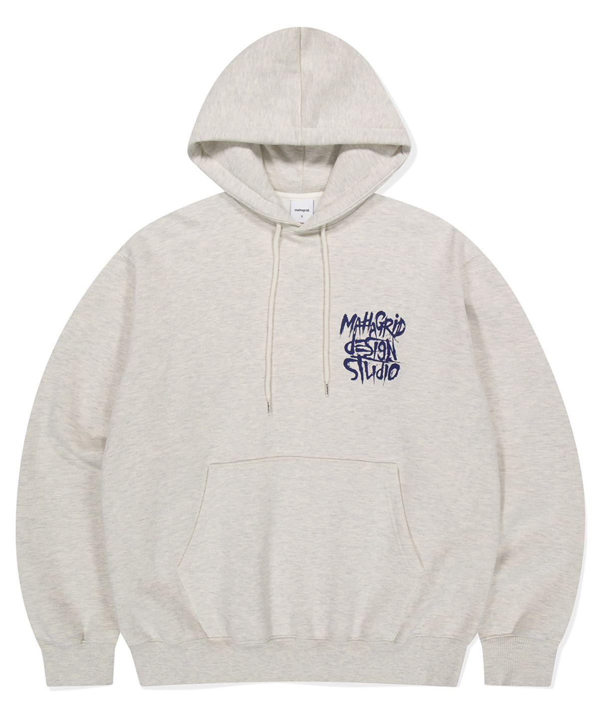 마하그리드(MAHAGRID) SLASH LOGO HOODIE OATMEAL(MG2FFMM427A)