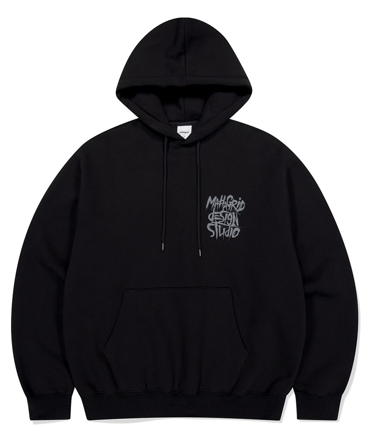 마하그리드(MAHAGRID) SLASH LOGO HOODIE BLACK(MG2FFMM427A)