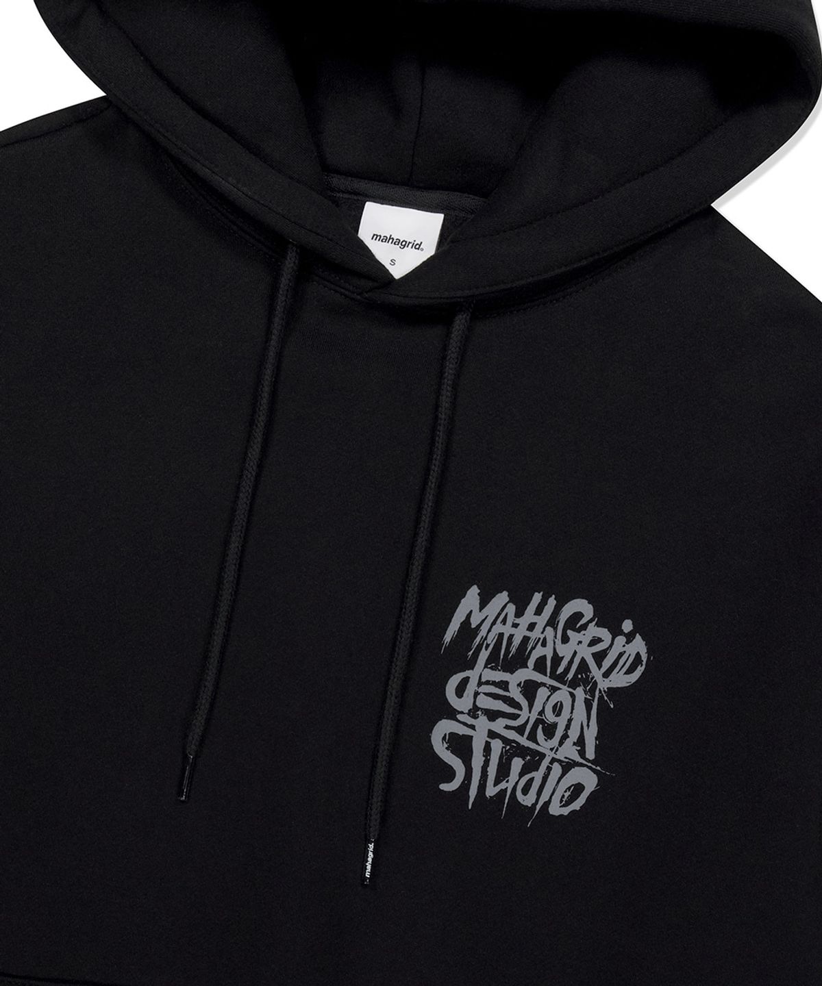 마하그리드(MAHAGRID) SLASH LOGO HOODIE BLACK(MG2FFMM427A)