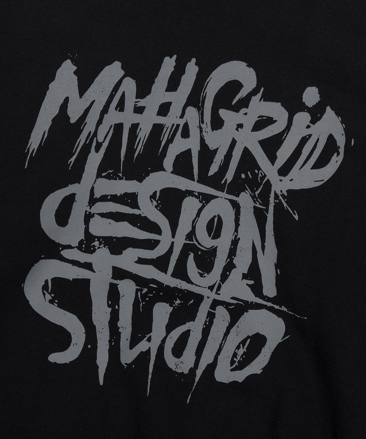 마하그리드(MAHAGRID) SLASH LOGO HOODIE BLACK(MG2FFMM427A)