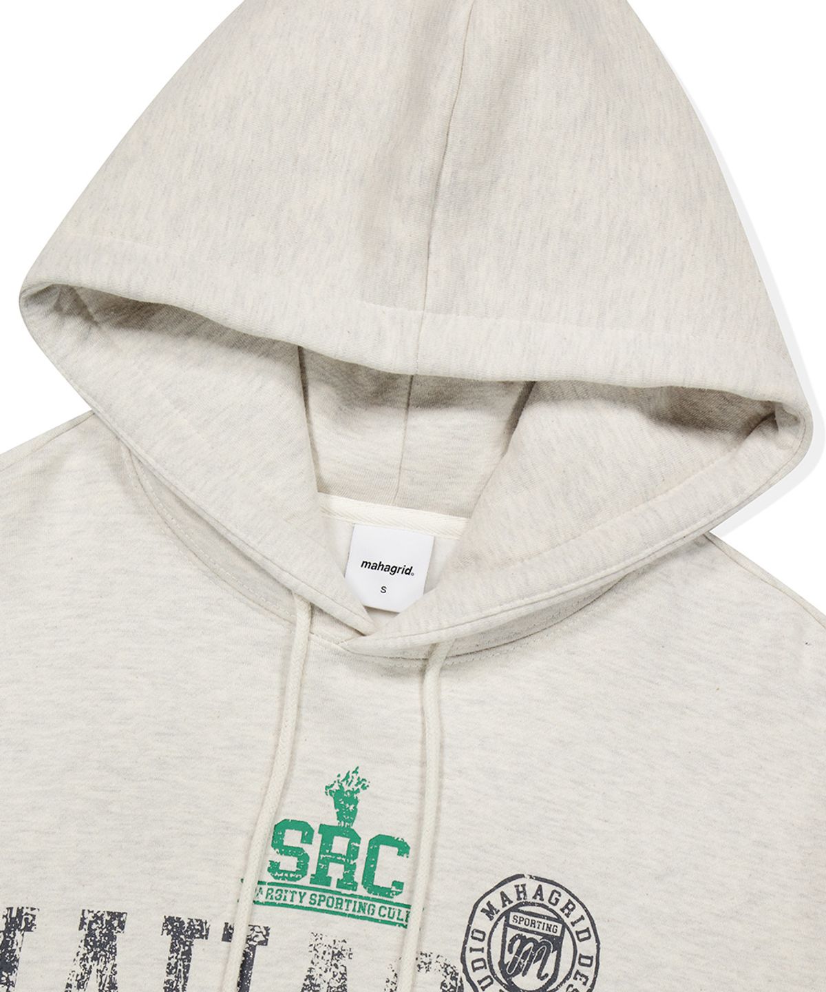 마하그리드(MAHAGRID) SPORTING CLUB HOODIE OATMEAL(MG2EFMM414A)