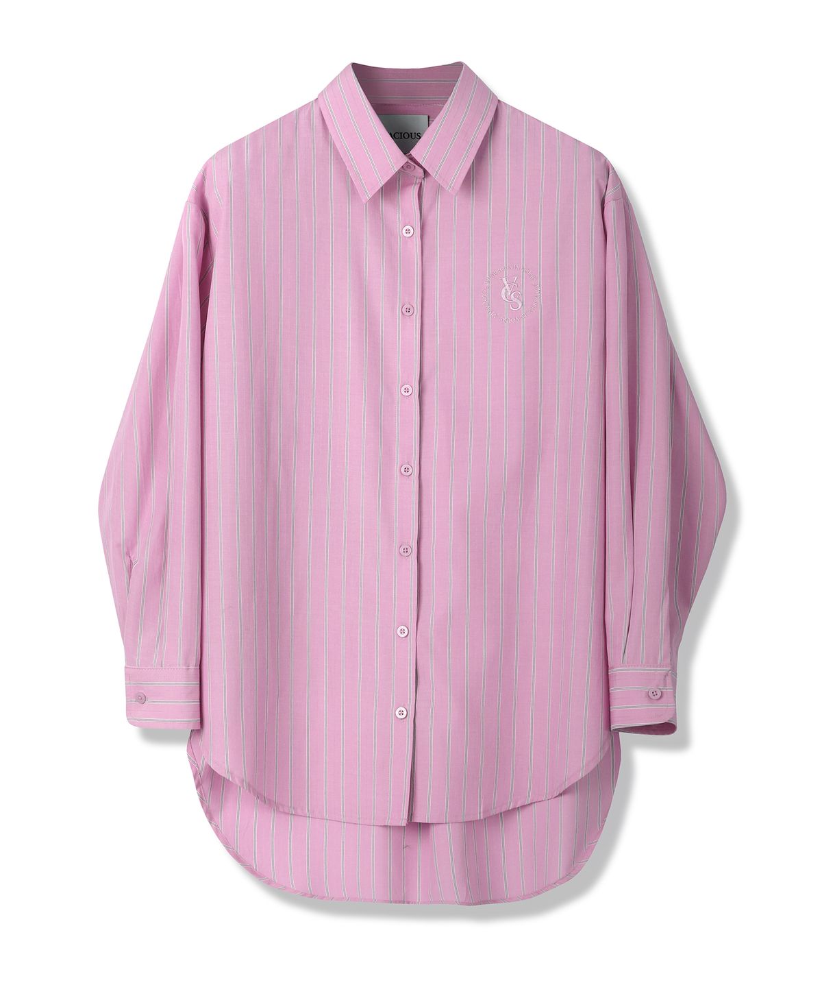 비바셔스(VIVACIOUS) Fraise Unbalance Stripe Shirt - 2COL