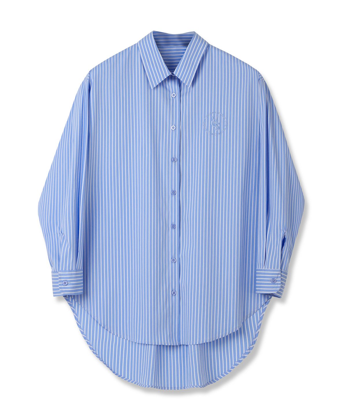 비바셔스(VIVACIOUS) Ciel Unbalance Stripe Shirt - 2COL