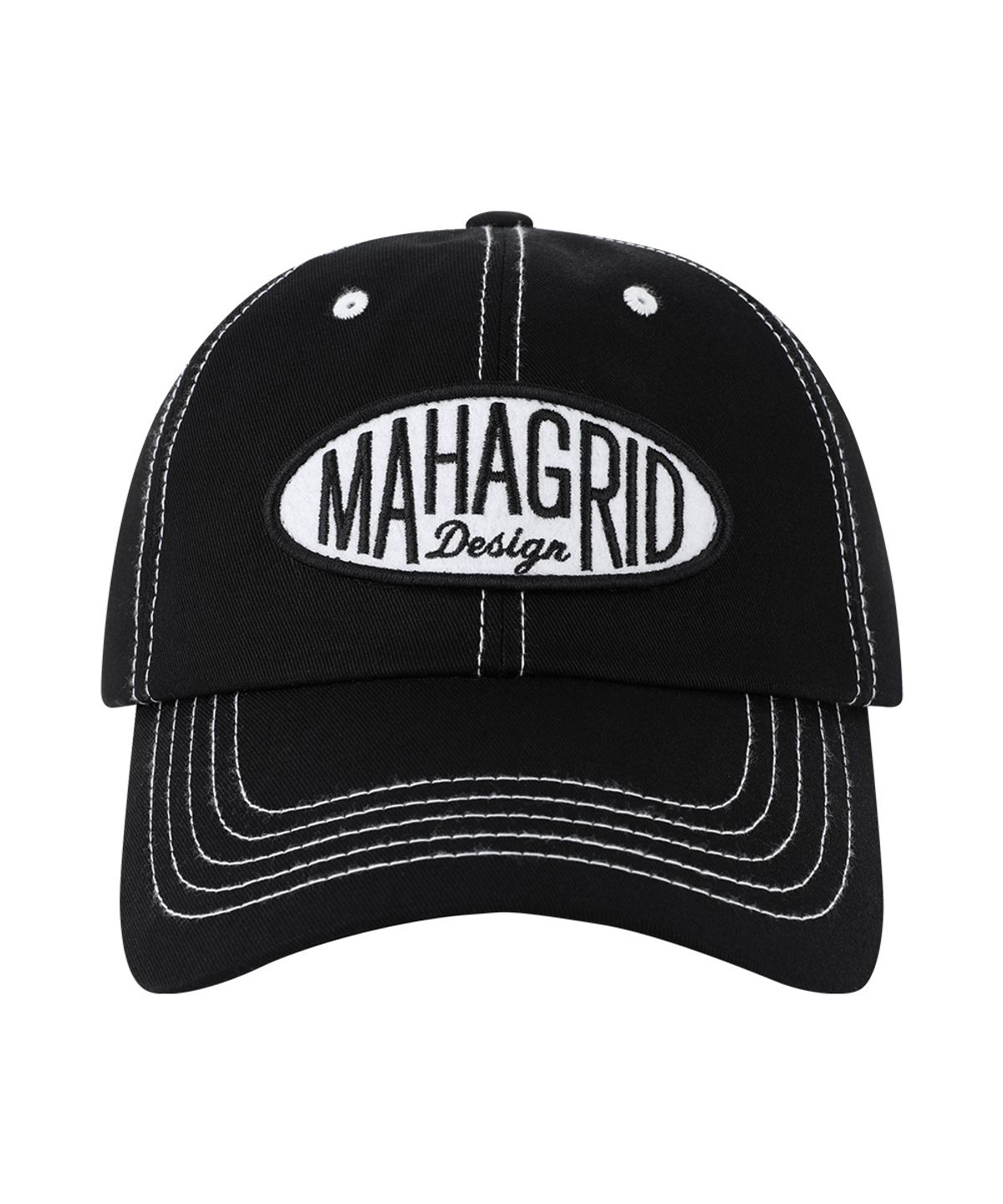 마하그리드(MAHAGRID) OVAL LOGO CAP BLACK(MG2EFMAB31A)
