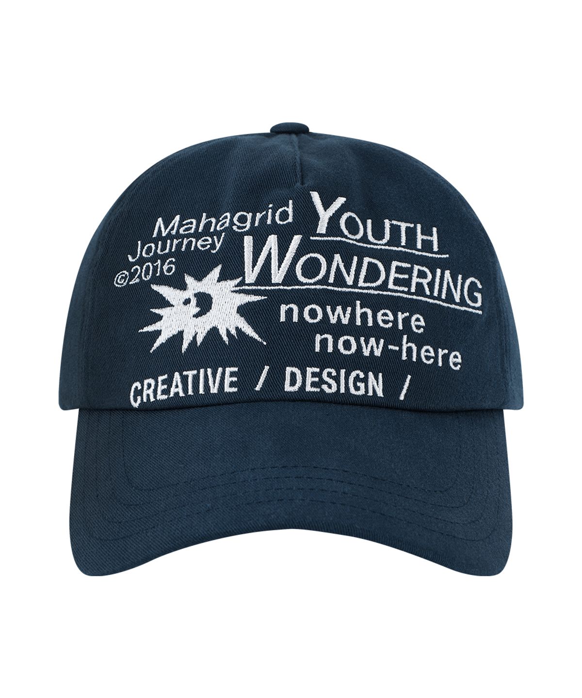 마하그리드(MAHAGRID) GOTHIC TYPO CAP NAVY(MG2EFMAB27A)