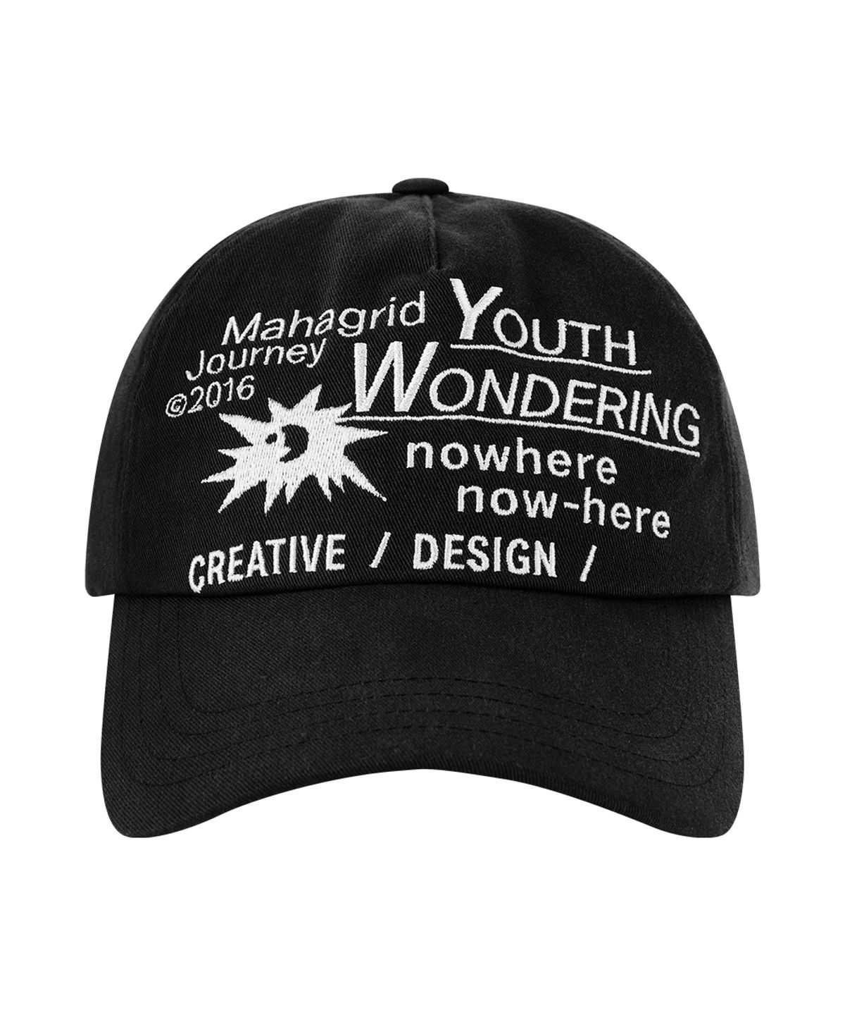 마하그리드(MAHAGRID) GOTHIC TYPO CAP BLACK(MG2EFMAB27A)