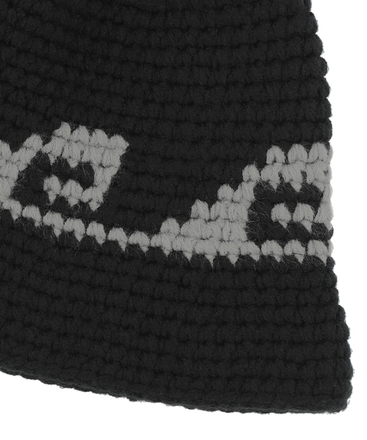 마하그리드(MAHAGRID) SWELL HANDMADE KNIT BUCKET HAT BLACK(MG2EFMAB35A)