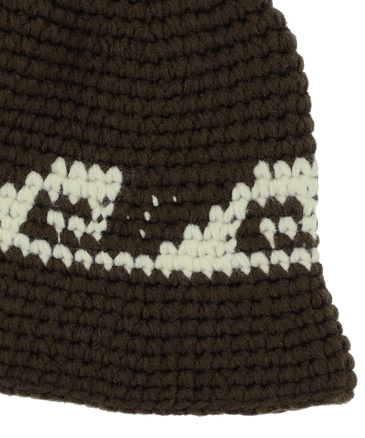 마하그리드(MAHAGRID) SWELL HANDMADE KNIT BUCKET HAT BROWN(MG2EFMAB35A)
