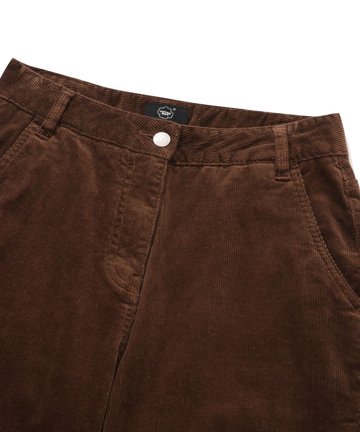 커버낫 우먼(COVERNAT WOMAN) 우먼 세미 부츠컷 코듀로이 팬츠 Brown