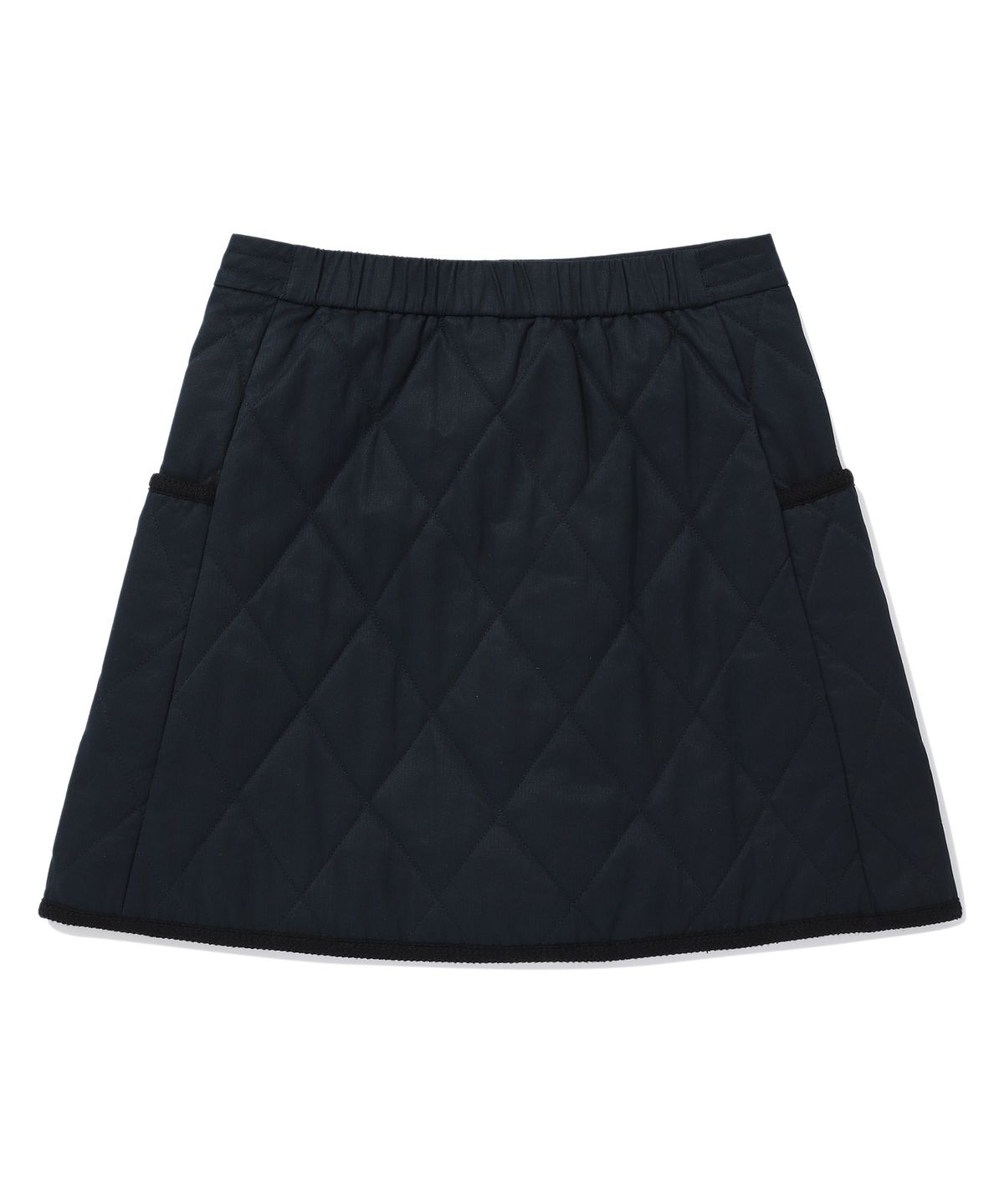 커버낫 우먼(COVERNAT WOMAN) 우먼 퀼팅 랩 미니 스커트 Dark Navy