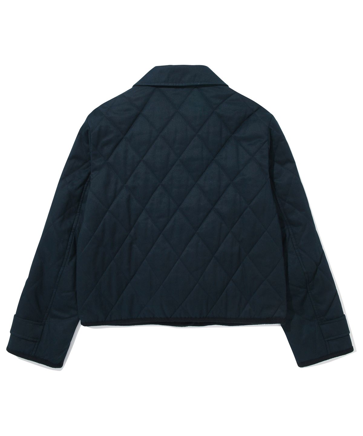 커버낫 우먼(COVERNAT WOMAN) 우먼 카라 퀼팅 자켓 Dark Navy