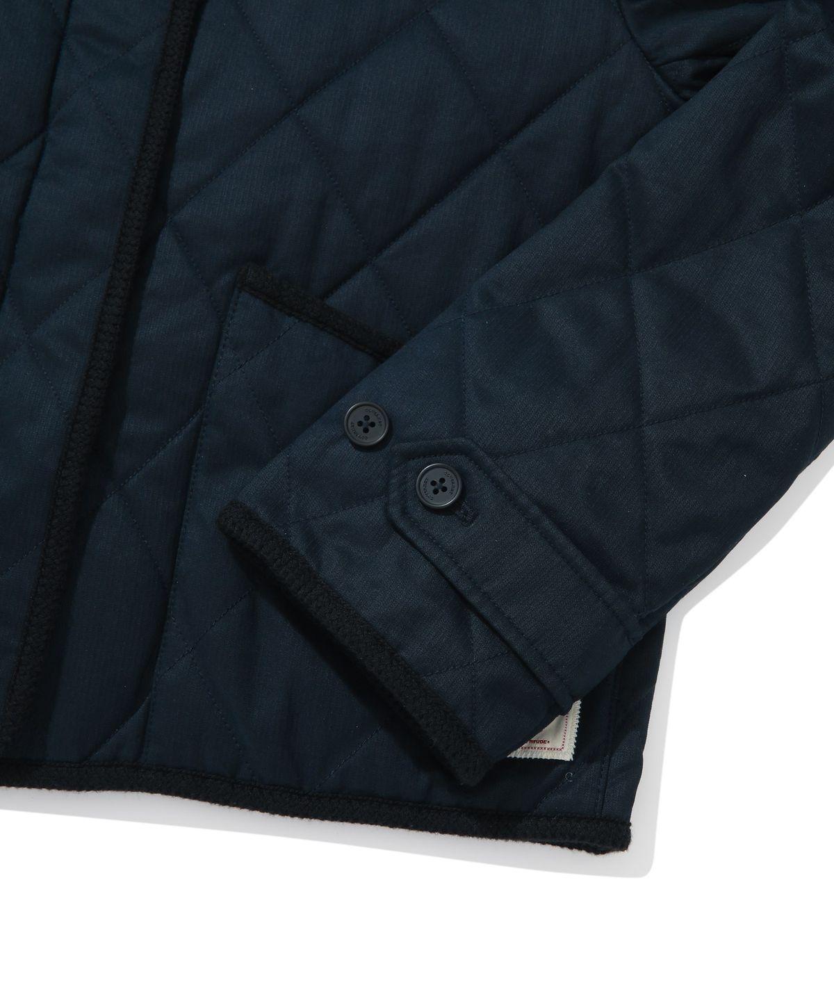 커버낫 우먼(COVERNAT WOMAN) 우먼 카라 퀼팅 자켓 Dark Navy