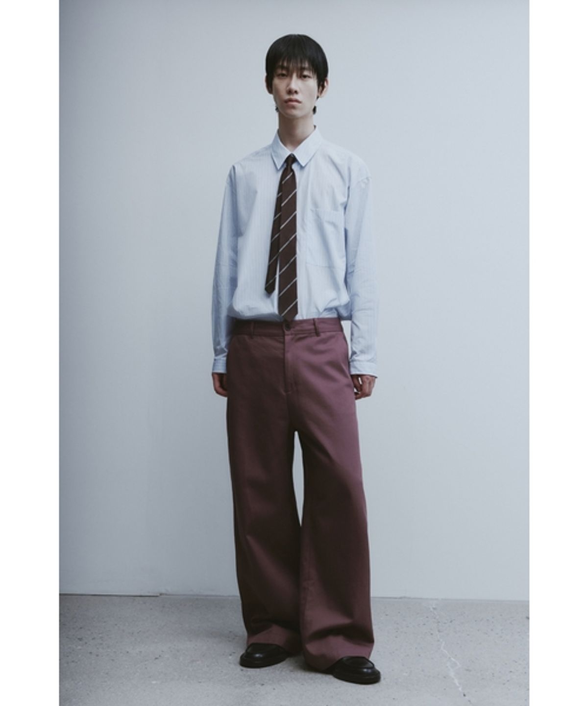 유스(YOUTH) Regimental Tie-Brown