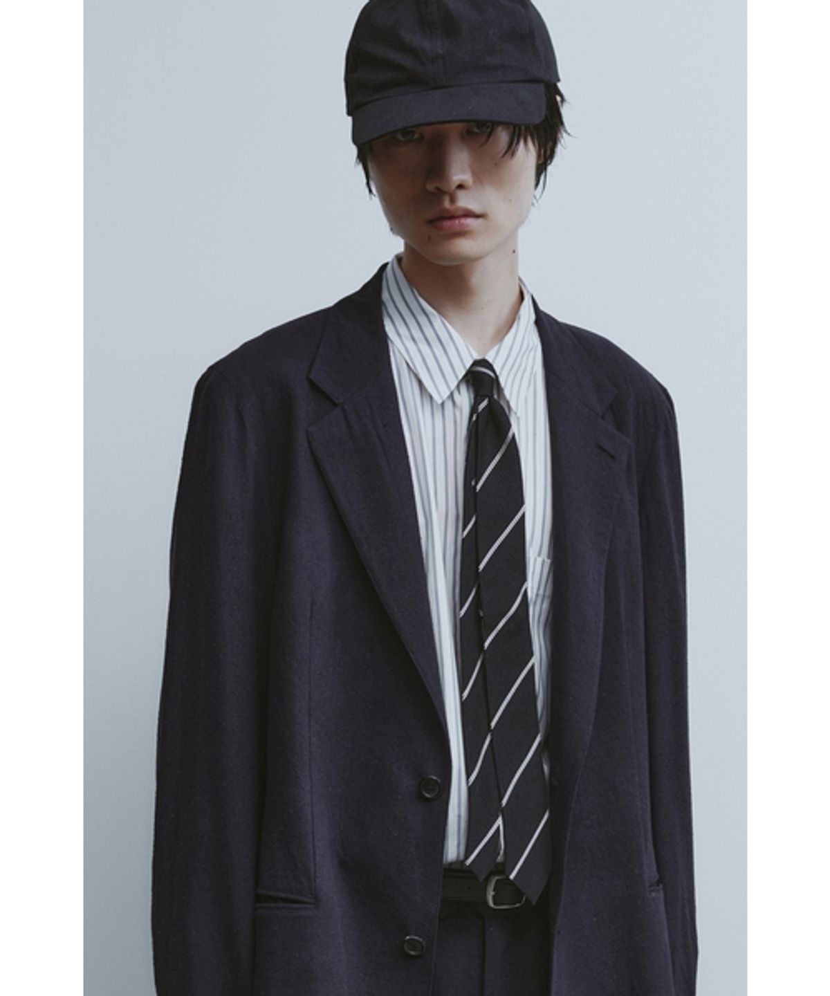 유스(YOUTH) Regimental Tie-Black