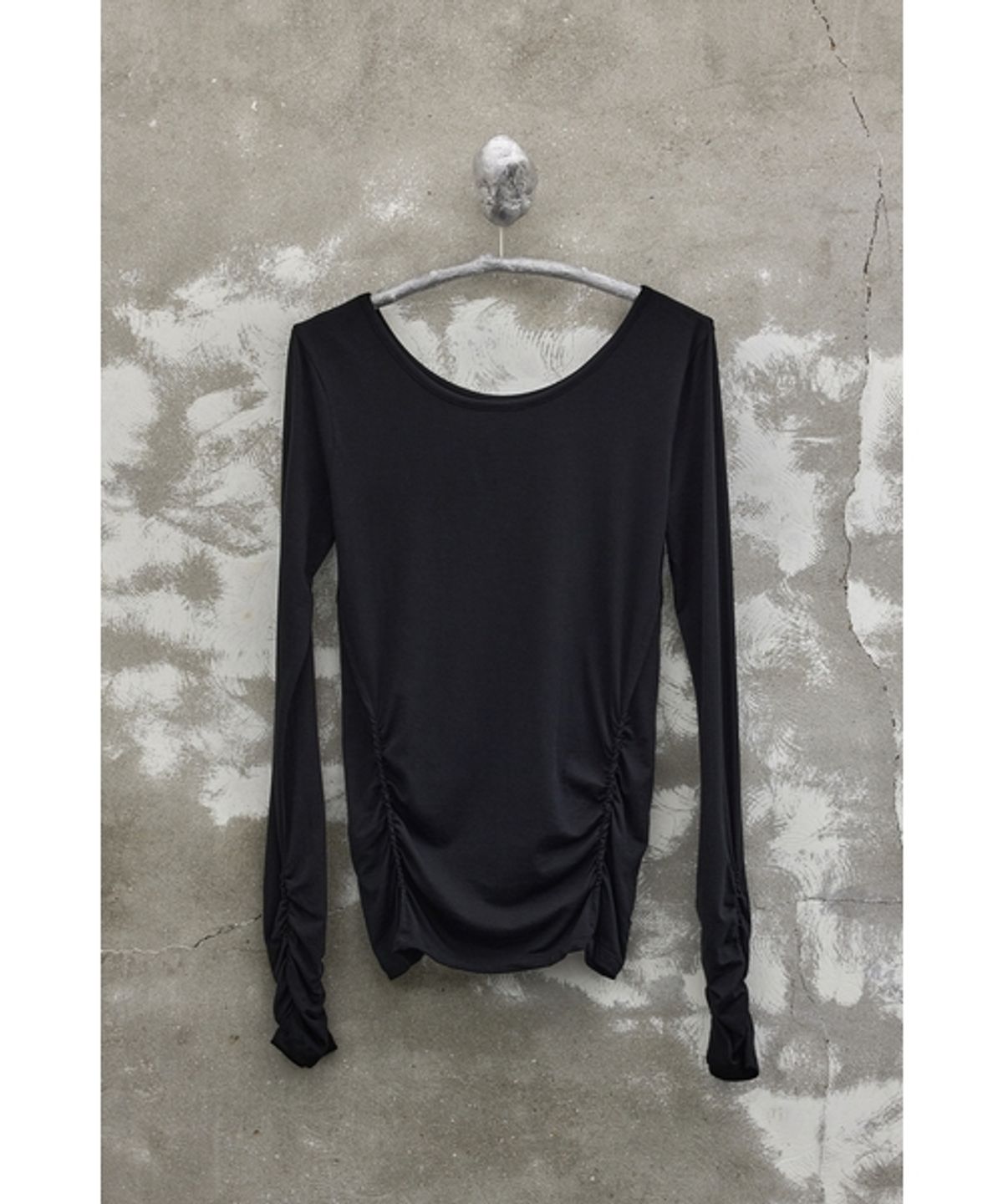 유스(YOUTH) Ballerina long Jersey Top-Black