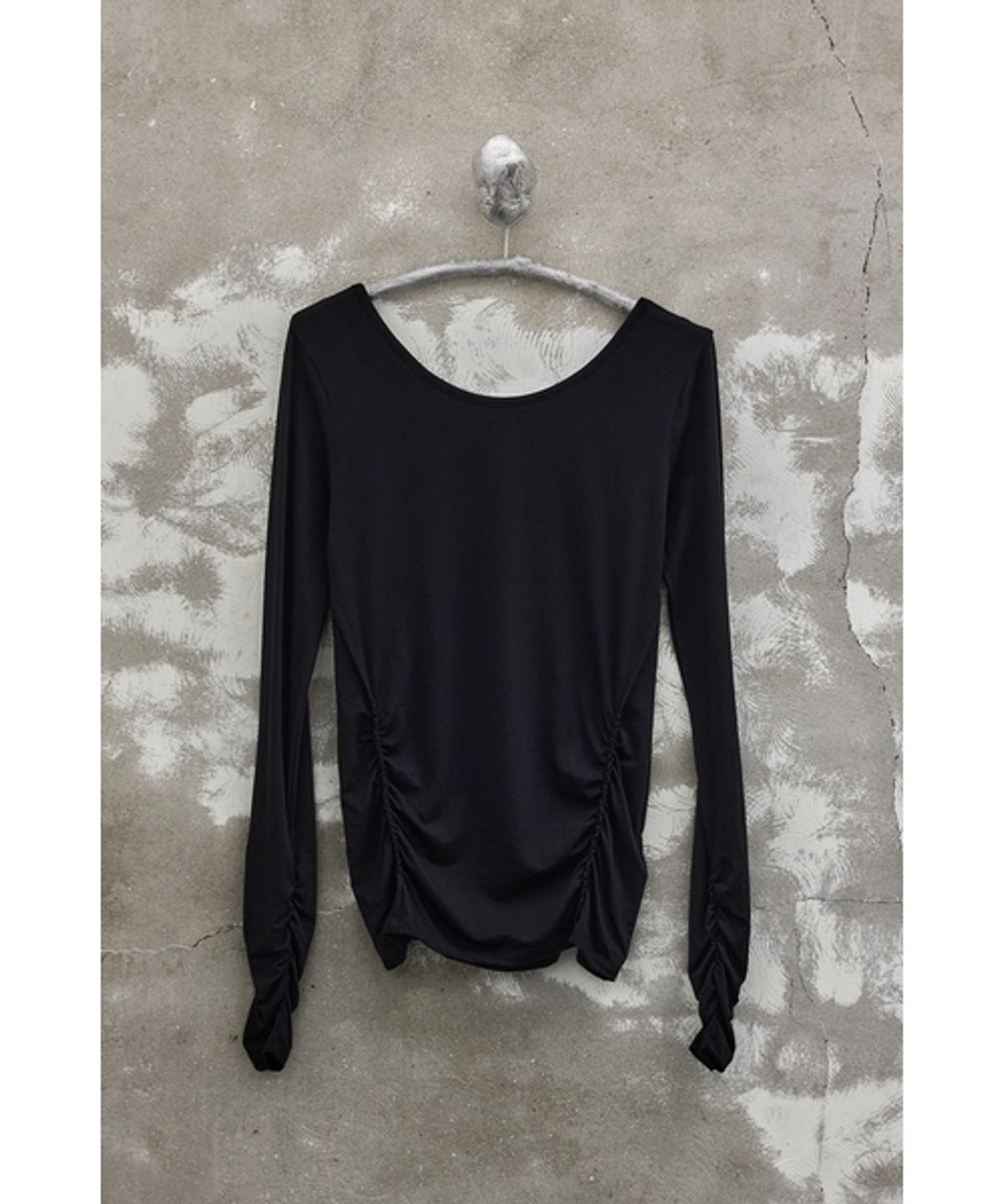 유스(YOUTH) Ballerina long Jersey Top-Black