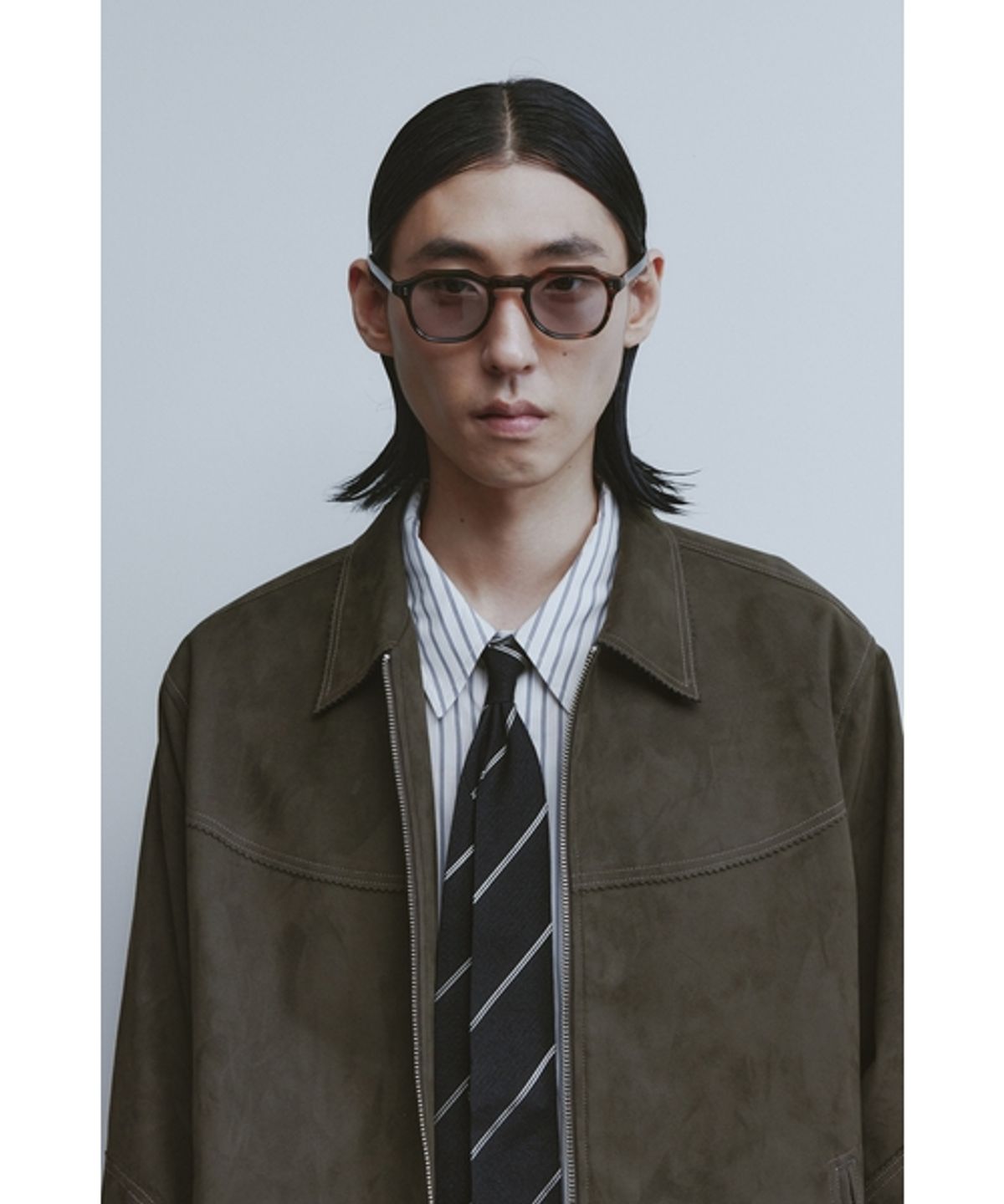 유스(YOUTH) Stripe Shirt-Ivory Stripe