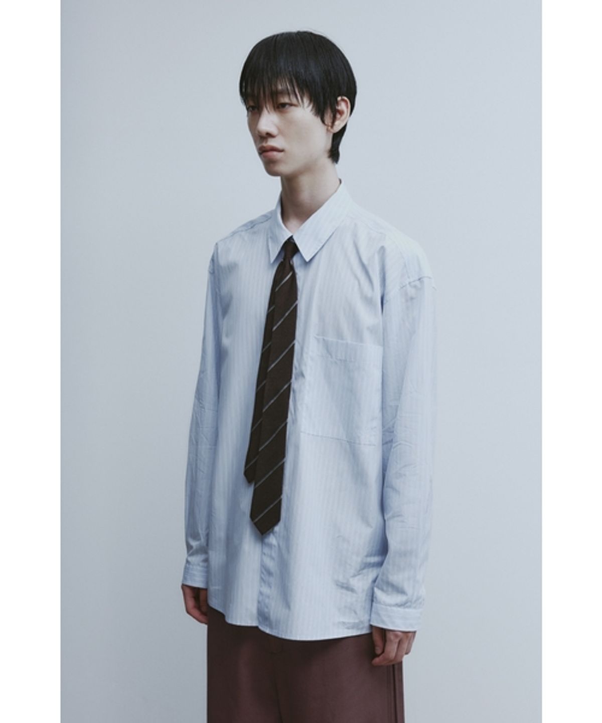 유스(YOUTH) Stripe Shirt-Blue Stripe