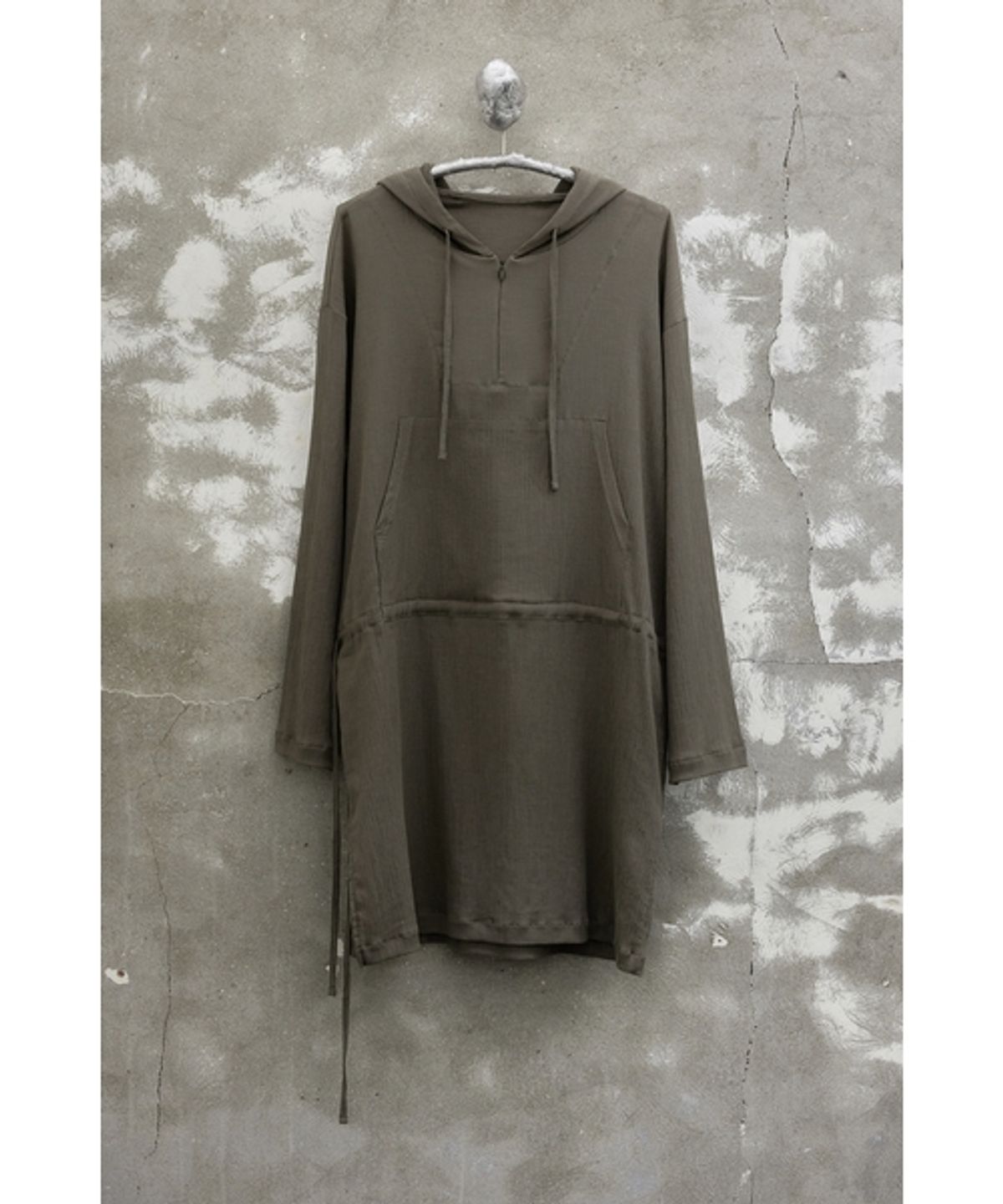 유스(YOUTH) Long Anorak-Khaki Brown