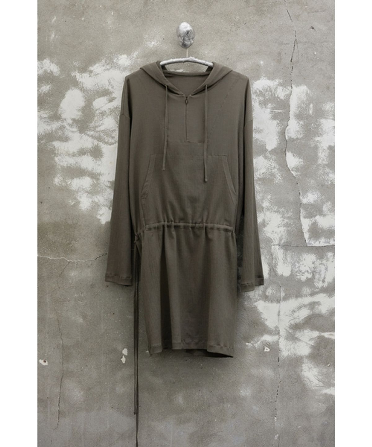 유스(YOUTH) Long Anorak-Khaki Brown