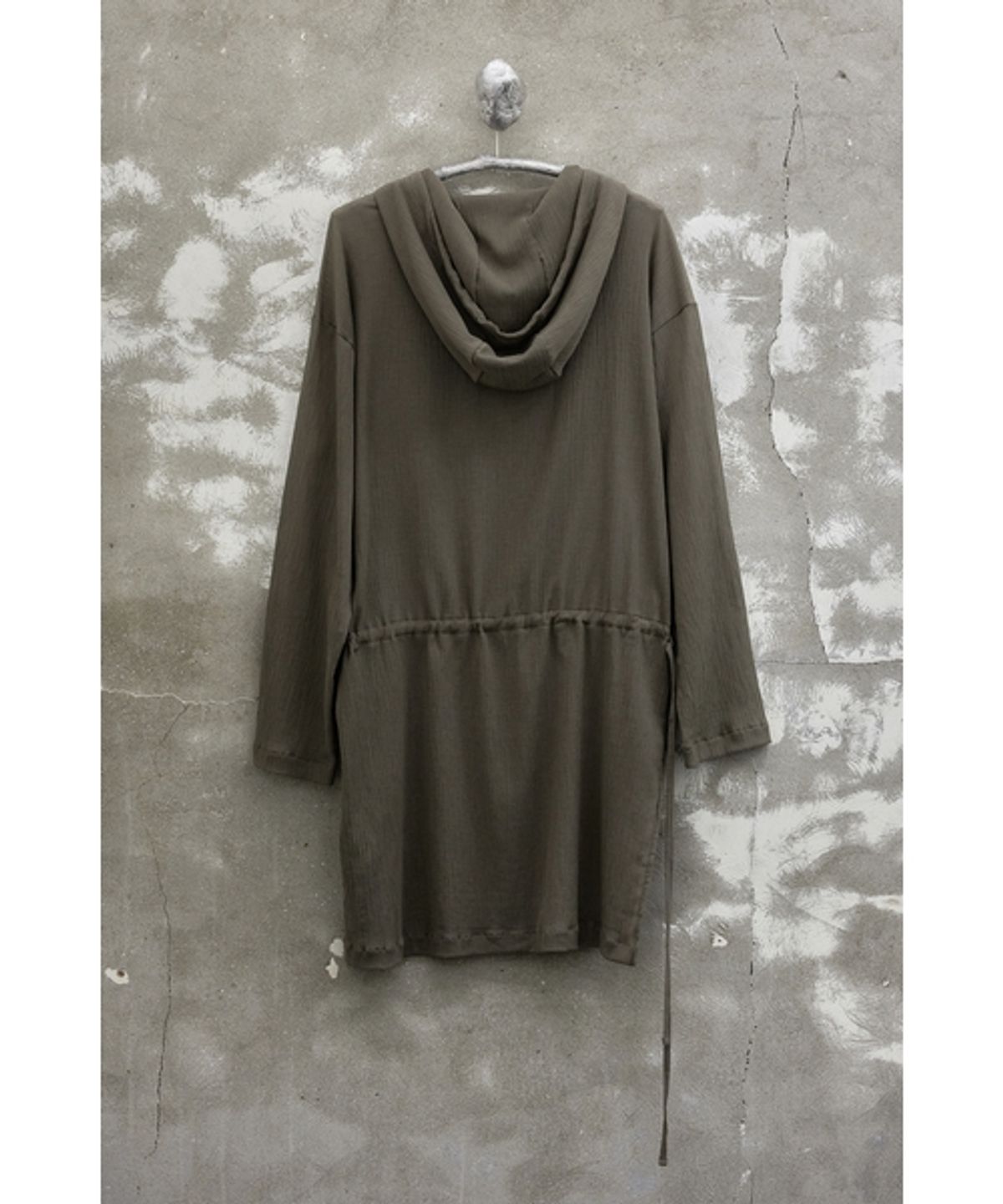 유스(YOUTH) Long Anorak-Khaki Brown