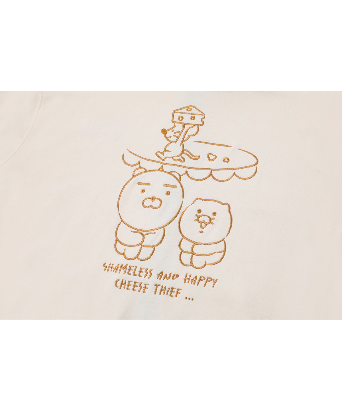 꼼파뇨(CPGN STUDIO) [CPGN X 카카오프렌즈] CHEESE THiEF 후드 집업 크림