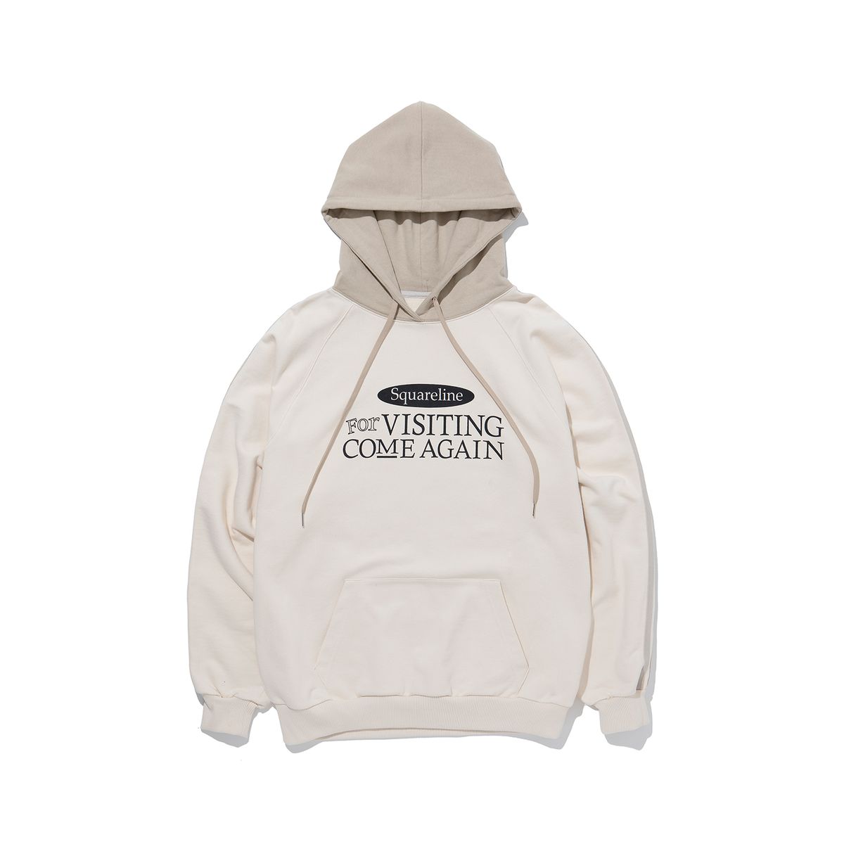 스퀘어라인(SQUARELINE) Visiting Come Again Raglan Hoodie - 3color